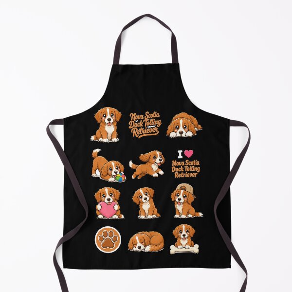 Item preview, Cute Nova Scotia Duck Tolling-Retriever stickers and apparel design designed and sold by rafaeltto.