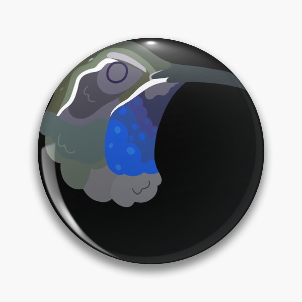 Item preview, CBS Sticker - Male Blue-Throated Hummingbird designed and sold by ClumsyPillbug.