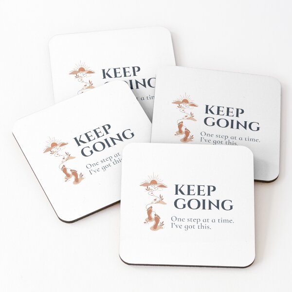 Item preview, Keep Going One Step Affirmation Art designed and sold by Safe Soul DeLife.