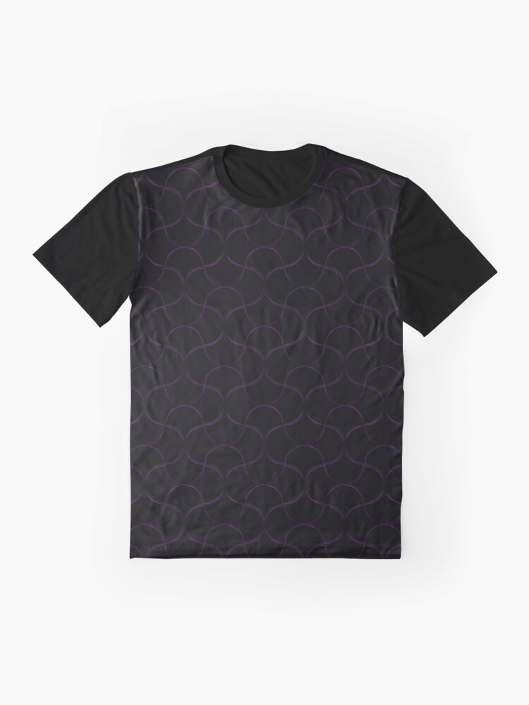 Alternate view of Oh Gee! Glow Purple Graphic T-Shirt