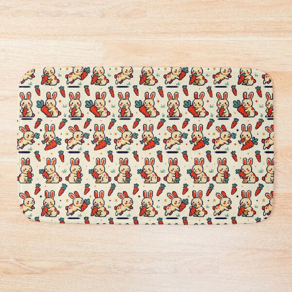Item preview, Carrot Nibbling Bunnies designed and sold by StickVerse by Owais.