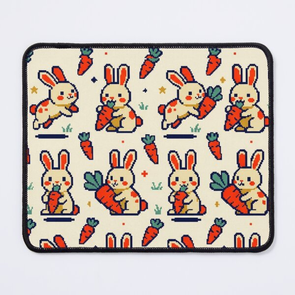 Item preview, Carrot Nibbling Bunnies designed and sold by StickVerse by Owais.