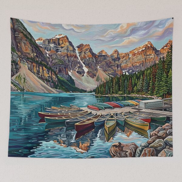 Item preview, Banff National Park  Acrylic Travel Print Alberta designed and sold by POSTERIOCREW.