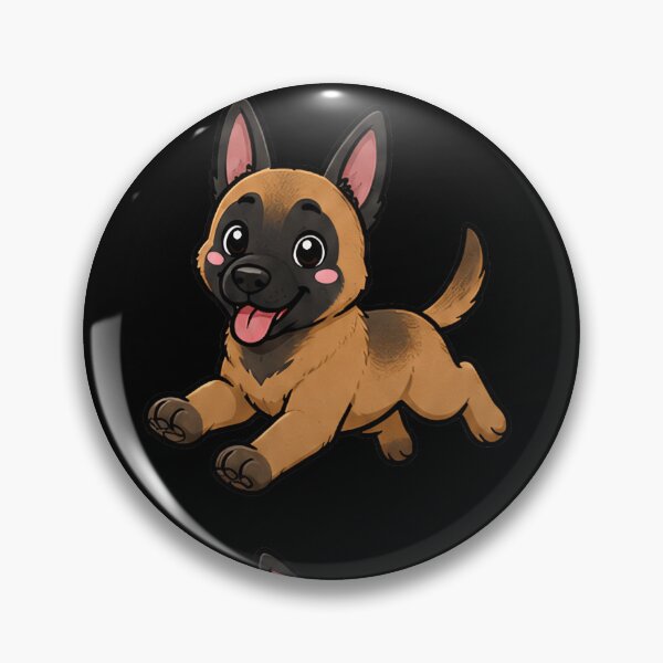Item preview, Cute Belgian Malinois stickers and apparel design designed and sold by rafaeltto.