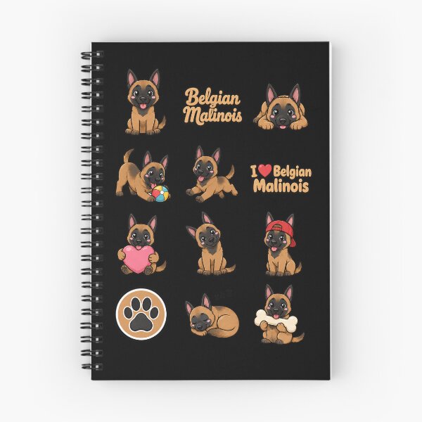 Item preview, Cute Belgian Malinois stickers and apparel design designed and sold by rafaeltto.
