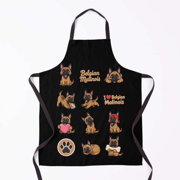Item preview, Cute Belgian Malinois stickers and apparel design designed and sold by rafaeltto.