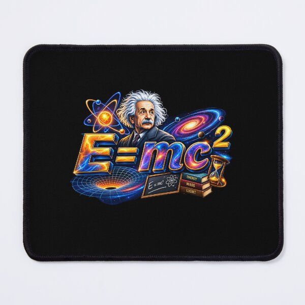 Item preview, E = mc² Einstein Cosmic Physics Sci-Fi Science Equation designed and sold by Fine Art California.