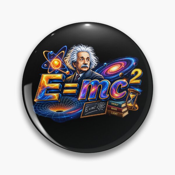 Item preview, E = mc² Einstein Cosmic Physics Sci-Fi Science Equation designed and sold by Fine Art California.