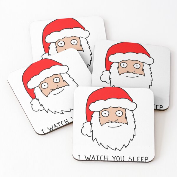 Item preview, Creepy Santa I Watch You Sleep designed and sold by PaulBakera.
