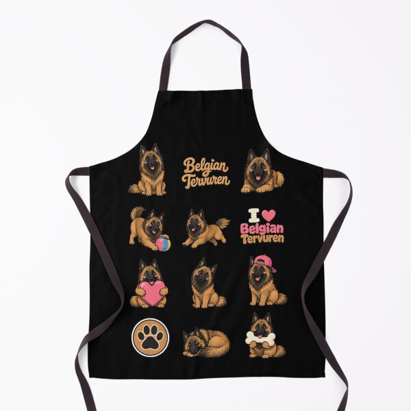 Item preview, Cute Belgian Tervuren stickers and apparel design designed and sold by rafaeltto.