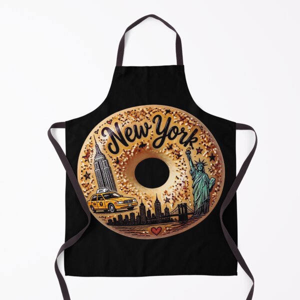 Item preview, New York Bagel Everything Bagel NYC Foodie Souvenir designed and sold by RDproject.