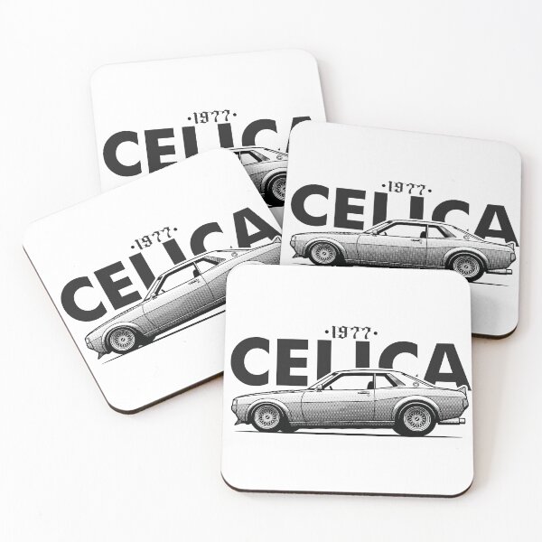 Item preview, Toyota Celica 1977 Retro JDM Classic Car designed and sold by BronArtworks.