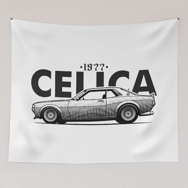 Item preview, Toyota Celica 1977 Retro JDM Classic Car designed and sold by BronArtworks.