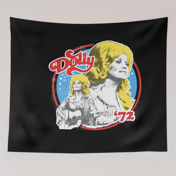Item preview, Dolly Parton 72 Country Music Vintage Fan Design designed and sold by stershopepie.