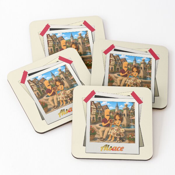 Item preview, Pretzel Alsatian Village Kek and Ina - Souvenir de France by Kek-Ina designed and sold by Kek-Ina.