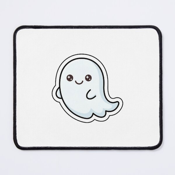 Item preview, Friendly Little Ghost - Cute Kawaii Spooky Sticker designed and sold by SimpleP.