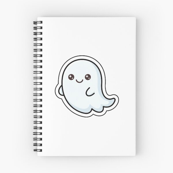 Item preview, Friendly Little Ghost - Cute Kawaii Spooky Sticker designed and sold by SimpleP.