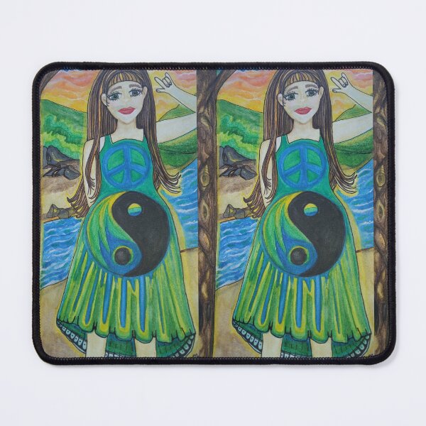 Item preview, Peace, Harmony, and Nature Boho Hippie Art designed and sold by PEACELOVERSART.
