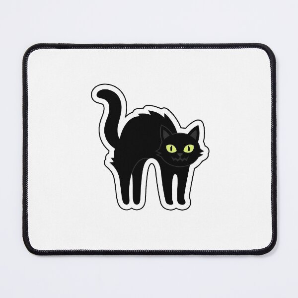 Item preview, Spooky Black Cat - Kawaii Halloween Feline Sticker designed and sold by SimpleP.