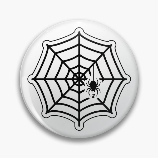 Item preview, Spooky Spider Web - Cute Minimalist Halloween Sticker designed and sold by SimpleP.