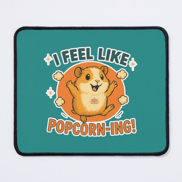 Item preview, NAGGING GUINEA PIGGY BY NAGGING STICKERS CO. I FEEL LIKE POPCORN-ING COLLECTION | GREEN Edition | No.03 designed and sold by LaMaisonOfMY.