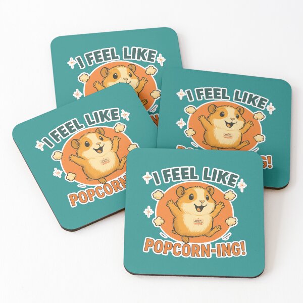 Item preview, NAGGING GUINEA PIGGY BY NAGGING STICKERS CO. I FEEL LIKE POPCORN-ING COLLECTION | GREEN Edition | No.03 designed and sold by LaMaisonOfMY.