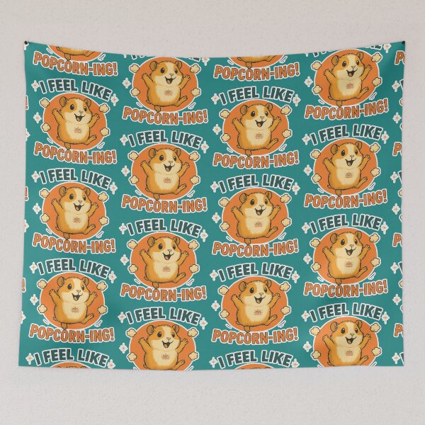 Item preview, NAGGING GUINEA PIGGY BY NAGGING STICKERS CO. I FEEL LIKE POPCORN-ING COLLECTION | GREEN Edition | No.03 designed and sold by LaMaisonOfMY.