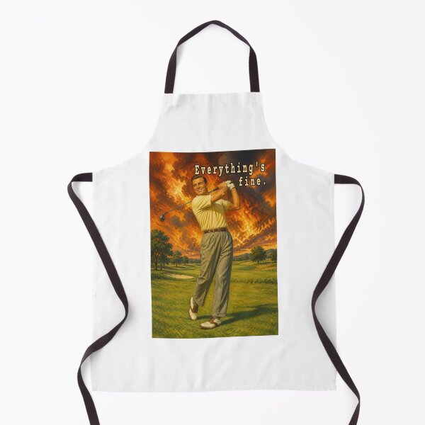 Item preview, Just keep golfing, everything's fine. designed and sold by Jason A. Clark.