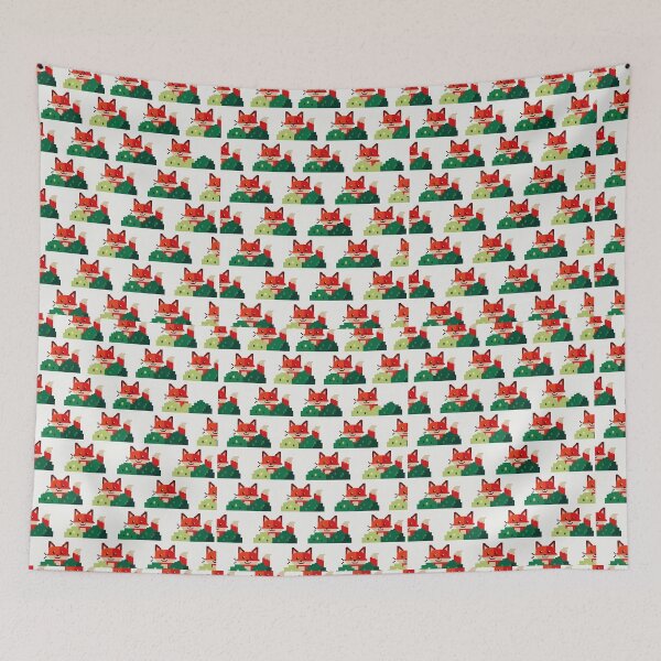 Item preview, Fox Peekaboo Pattern designed and sold by StickVerse by Owais.