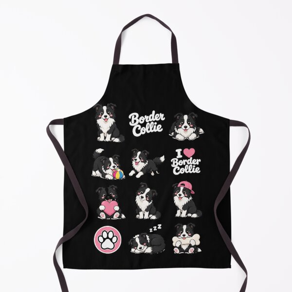 Item preview, Cute Border Collie stickers and apparel design designed and sold by rafaeltto.