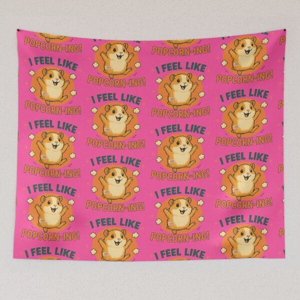Item preview, NAGGING GUINEA PIGGY BY BY NAGGING STICKERS CO. I FEEL LIKE POPCORN-ING COLLECTION | ELECTRIC PINK Edition | No.02 designed and sold by LaMaisonOfMY.