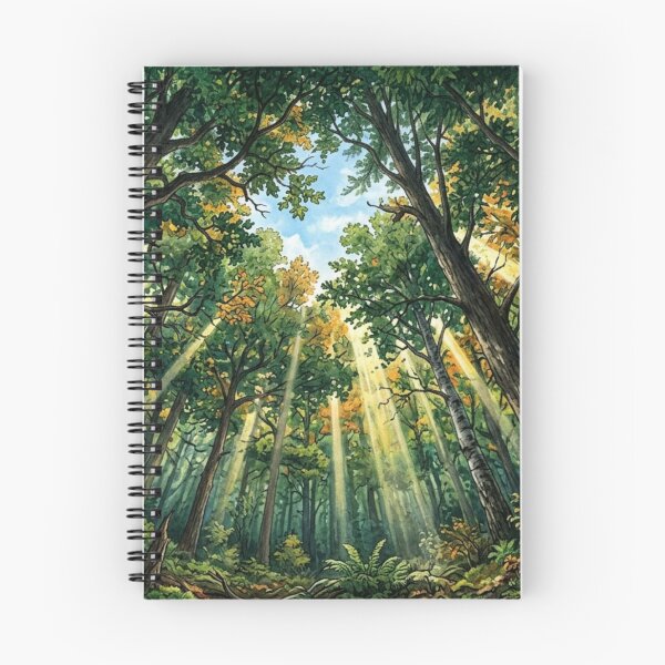 Item preview, sun rays forest designed and sold by Shahid1234.