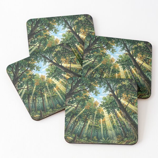 Item preview, sun rays forest designed and sold by Shahid1234.