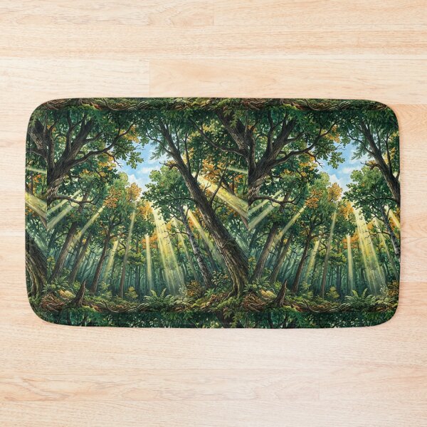 Item preview, sun rays forest designed and sold by Shahid1234.