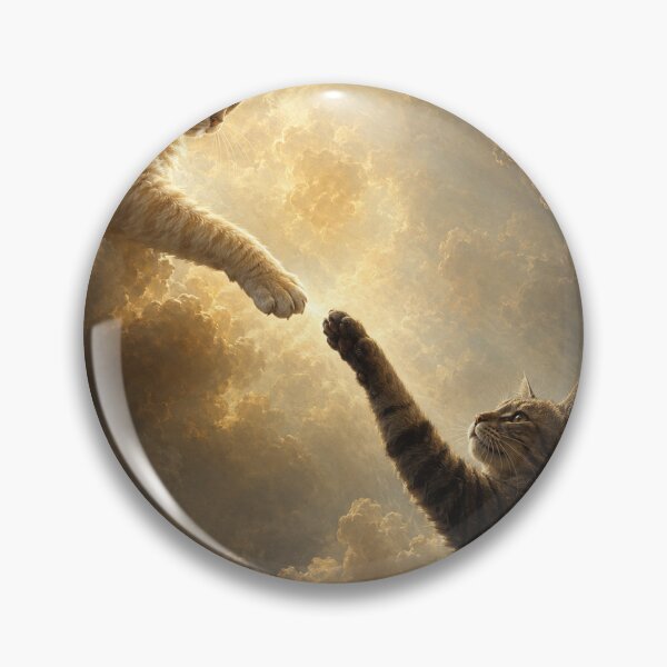 Item preview, Sacred Near Touch Between Cats designed and sold by Ocelot-T.