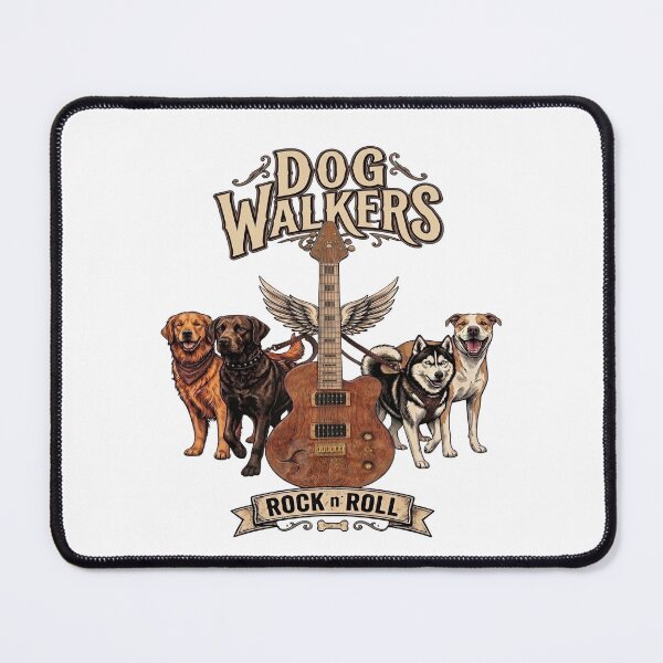 Item preview, Dog Walkers Rock n Roll designed and sold by TrinacriaCustom.