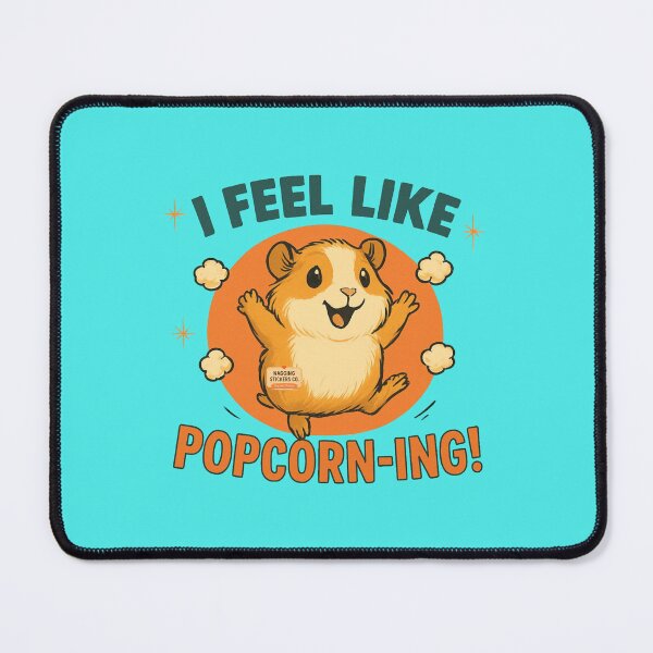 Item preview, NAGGING GUINEA PIGGY BY NAGGING STICKERS CO.. I FEEL LIKE POPCORN-ING COLLECTION | AQUA Edition | No.02 designed and sold by LaMaisonOfMY.