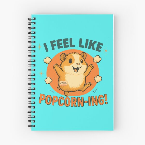Item preview, NAGGING GUINEA PIGGY BY NAGGING STICKERS CO.. I FEEL LIKE POPCORN-ING COLLECTION | AQUA Edition | No.02 designed and sold by LaMaisonOfMY.