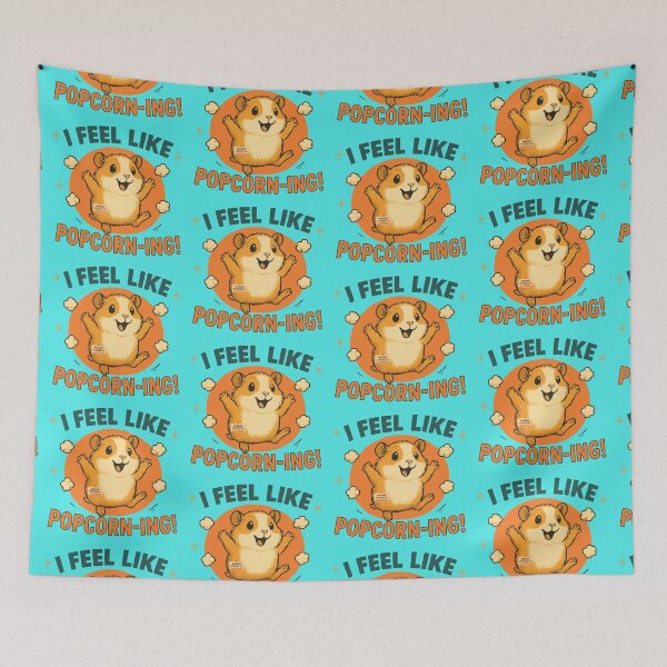 Item preview, NAGGING GUINEA PIGGY BY NAGGING STICKERS CO.. I FEEL LIKE POPCORN-ING COLLECTION | AQUA Edition | No.02 designed and sold by LaMaisonOfMY.