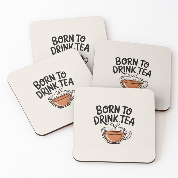 Item preview, Born to drink tea designed and sold by Moonody Designs.
