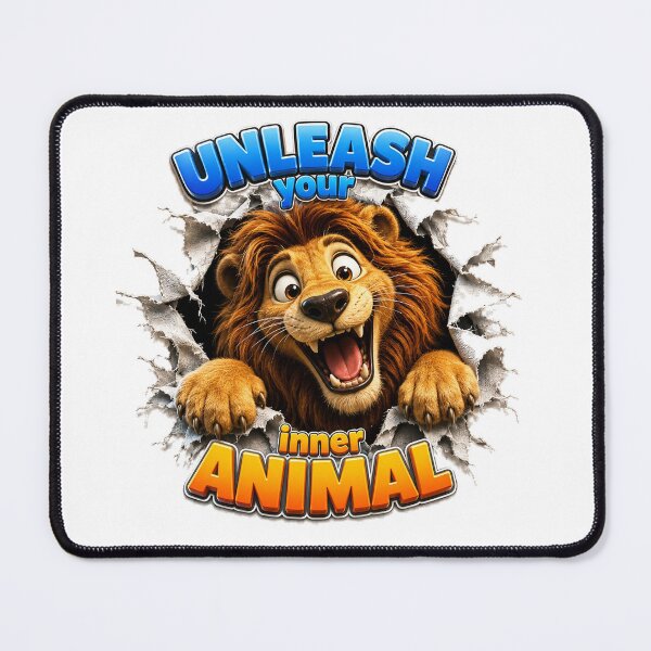 Item preview, Unleash Your Inner Animal - Happy Lion designed and sold by Bor-Suk.