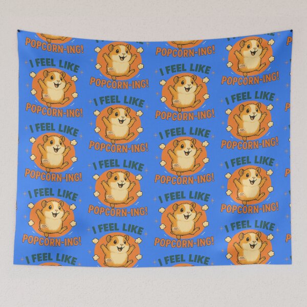 Item preview, NAGGING GUINEA PIGGY BY NAGGING STICKERS CO. I FEEL LIKE POPCORN-ING COLLECTION | ELECTRIC BLUE Edition | No.02 designed and sold by LaMaisonOfMY.