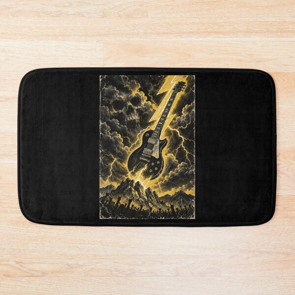 Item preview, High Voltage Storm - Classic Hard Rock Lightning Bolt Tour Art Tee designed and sold by Fanverse Merchandise.