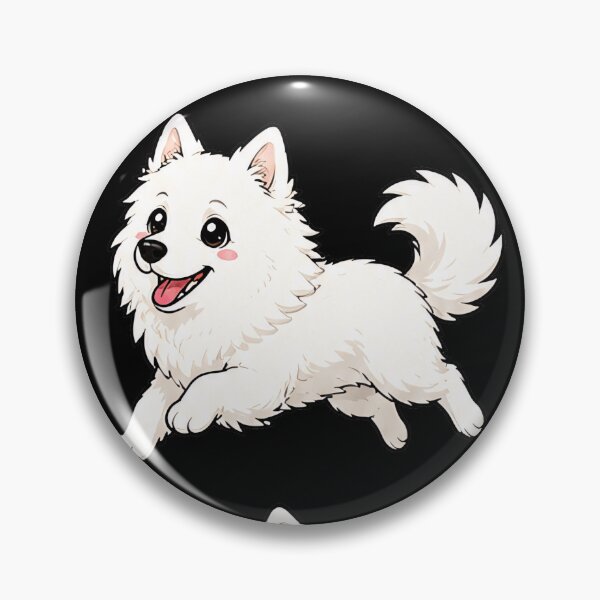 Item preview, Cute American Eskimo stickers and apparel design designed and sold by rafaeltto.