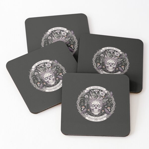 Item preview, Poison Path Skull Botanical Raven Emblem designed and sold by Exquisite Design Studio „Paculówka”.