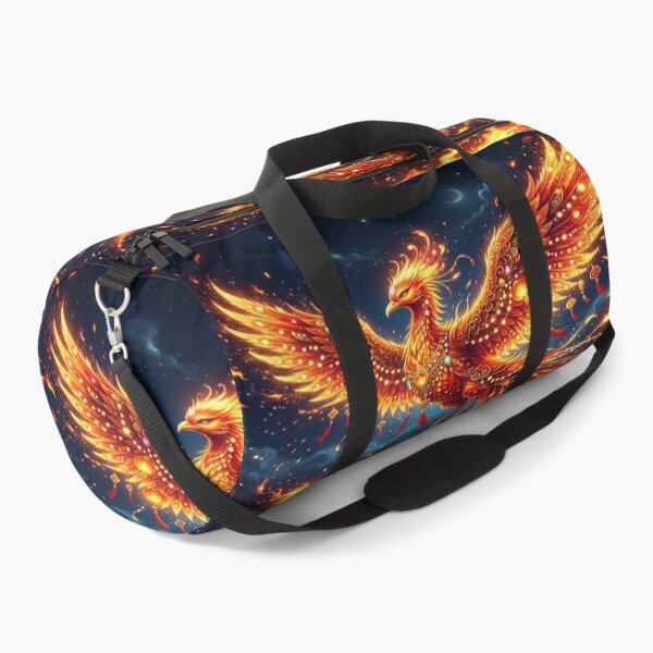 Item preview, Majestic Chinese Phoenix Soaring Through Flaming Sparks designed and sold by Solomon-Ent-144.