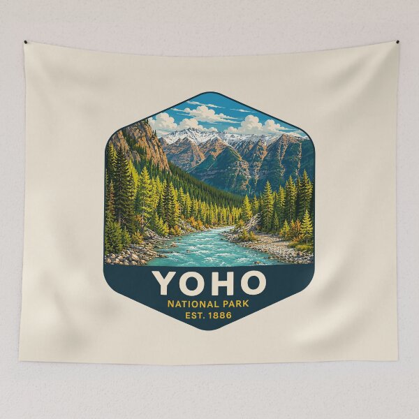 Item preview, Yoho National Park Canada Rocky Mountains Nature designed and sold by Gideon Emmerich.