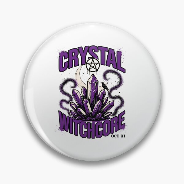 Item preview, Crystal Witch T-Shirt | Amethyst Moon Magic Halloween Graphic Tee v7 designed and sold by DarylWelsh2024.