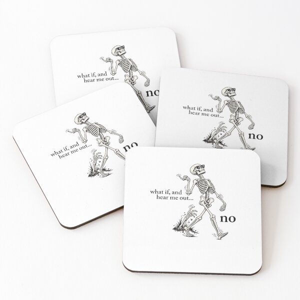 Item preview, Funny Skeleton Humor Walking Quote designed and sold by cerima.