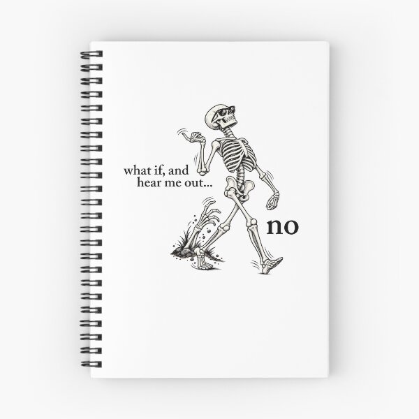 Item preview, Funny Skeleton Humor Walking Quote designed and sold by cerima.